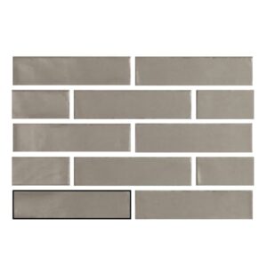 KALPE BRICK EFFECT TAUPE MATT 7.5cm x 30cm WALL TILE