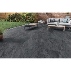 COUNTY ANTHRACITE MATT 60cm x 90cm PORCELAIN 20mm OUTDOOR TILE