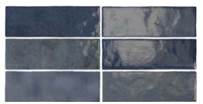 TIS BRICK COLONIAL BLUE 6.5cm x 20cm CERAMIC WALL TILE