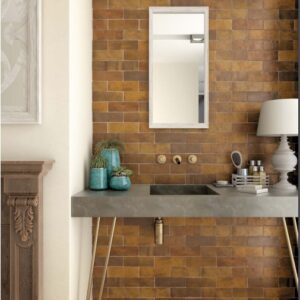 TIS BRICK GOLD 6.5cm x 20cm CERAMIC WALL TILE