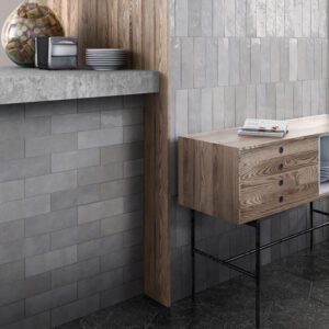 TIS BRICK ALABASTER 6.5cm x 20cm CERAMIC WALL TILE