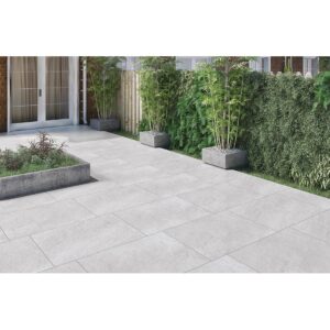 H.STONE GREY MATT 60cm x 90cm PORCELAIN 20mm OUTDOOR TILE