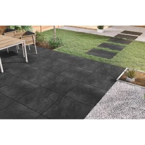 H.STONE NERO MATT 60cm x 90cm PORCELAIN 20mm OUTDOOR TILE