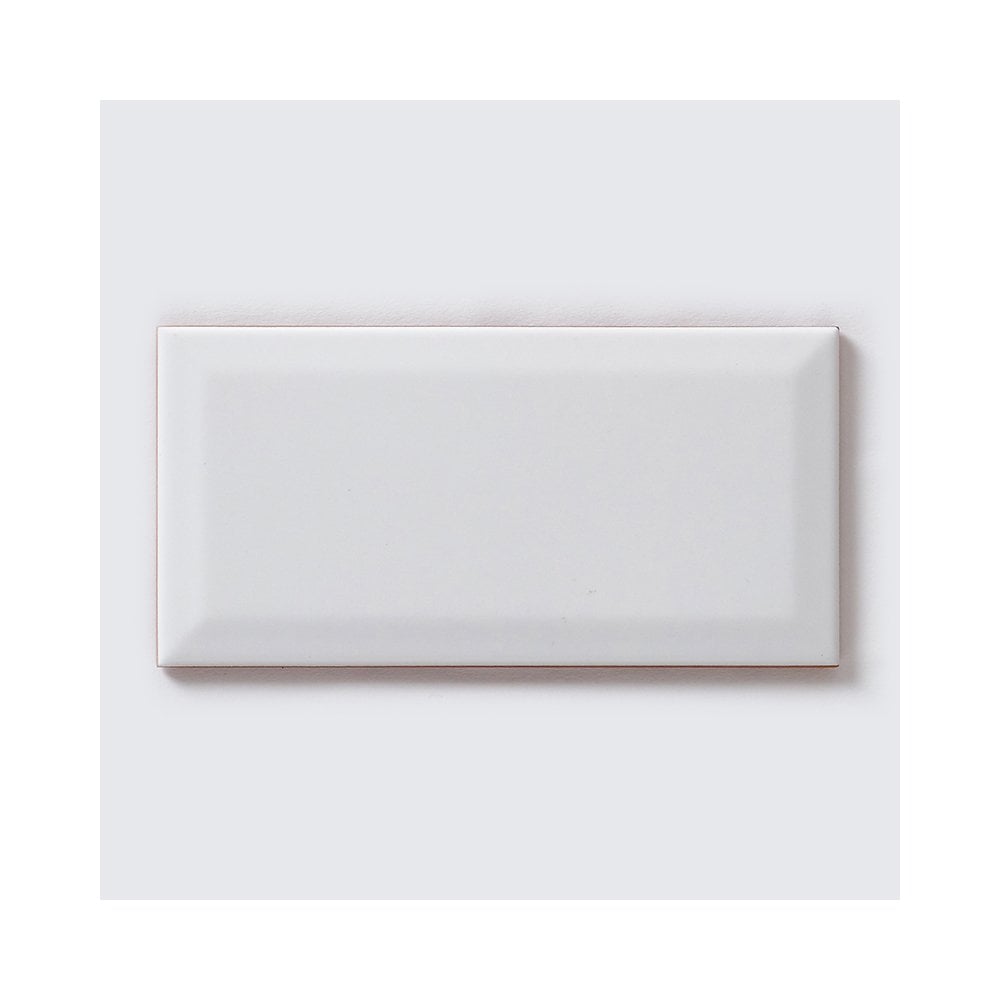 METRO BRICK GLOSS WHITE 10cm x 20cm CERAMIC WALL TILE