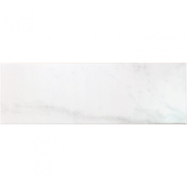ANGELINA FLAT BIANCO GLOSS 10cm x 30cm CERAMIC WALL TILE