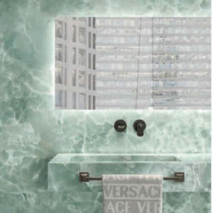 VERSACE GS ONYX GREEN  120cm x 120cm  PORCELAIN WALL & FLOOR TILE