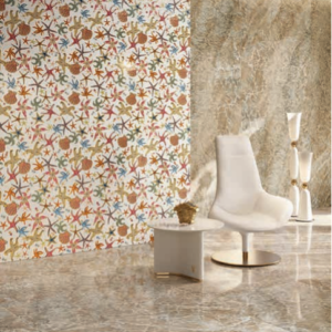 VERSACE GS MEGABAROCCO MIELE  120cm x 120cm  PORCELAIN WALL & FLOOR TILE