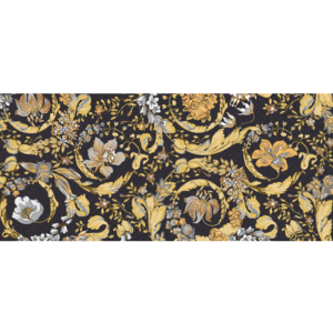 VERSACE I BAROCCO GARDEN WHITE/GOLD 60cm x 120cm PORCELAIN WALL & FLOOR TILE