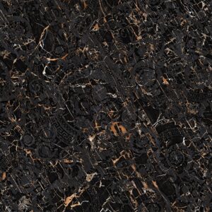 VERSACE X BLACK & GOLD MEGABAROCCO 120cm x 280cm PORCELAIN WALL & FLOOR TILE