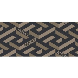 VERSACE I LA GRECA MAXI KAKI 60cm x 120cm PORCELAIN WALL & FLOOR TILE