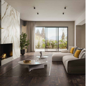 VERSACE E BROWN INTRECCIO 80cm x 80cm PORCELAIN WALL & FLOOR TILE
