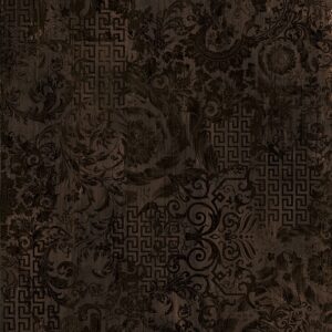 VERSACE E BROWN PATCHWORK 80cm x 80cm PORCELAIN WALL & FLOOR TILE