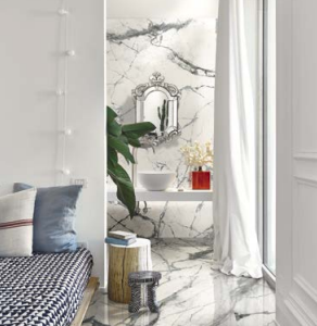 VISI WHITE GLOSS 120cm x 120cm  PORCELAIN WALL & FLOOR TILE